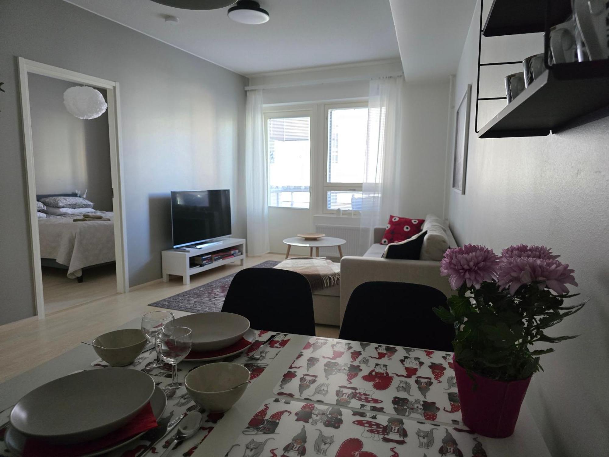 Uusi Kotoisa Kaksio Yksityissaunalla Rovaniemi Exterior photo