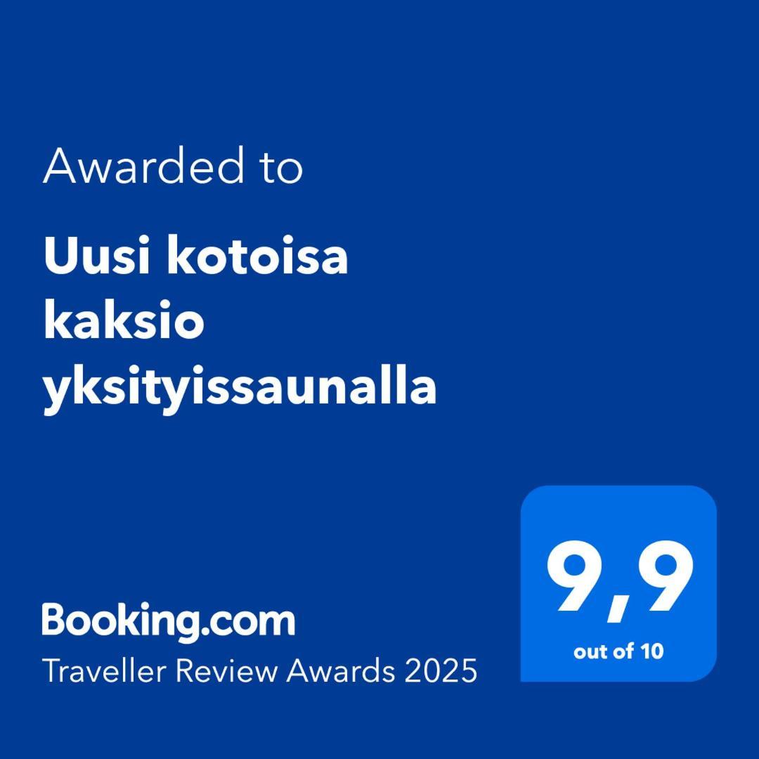 Uusi Kotoisa Kaksio Yksityissaunalla Rovaniemi Exterior photo